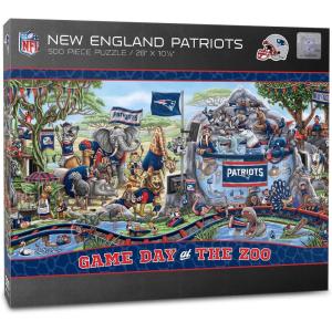 YouTheFan NFL Game Day at The Zoo 500pc Puzzle(New England Patriots)