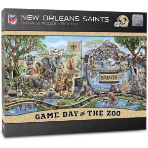 YouTheFan NFL Game Day at The Zoo 500pc Puzzle(New Orleans Saints)