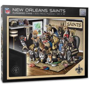 YouTheFan NFL Purebred Fans 500pc Puzzle – A Real Nailbiter(New Orleans Saints)