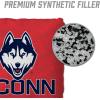 YouTheFan NCAA Connecticut Huskies Set of 4 Cornhole Bags – All Weather Regulation 6” x 6” Size – 16oz Weight – Designed in USA