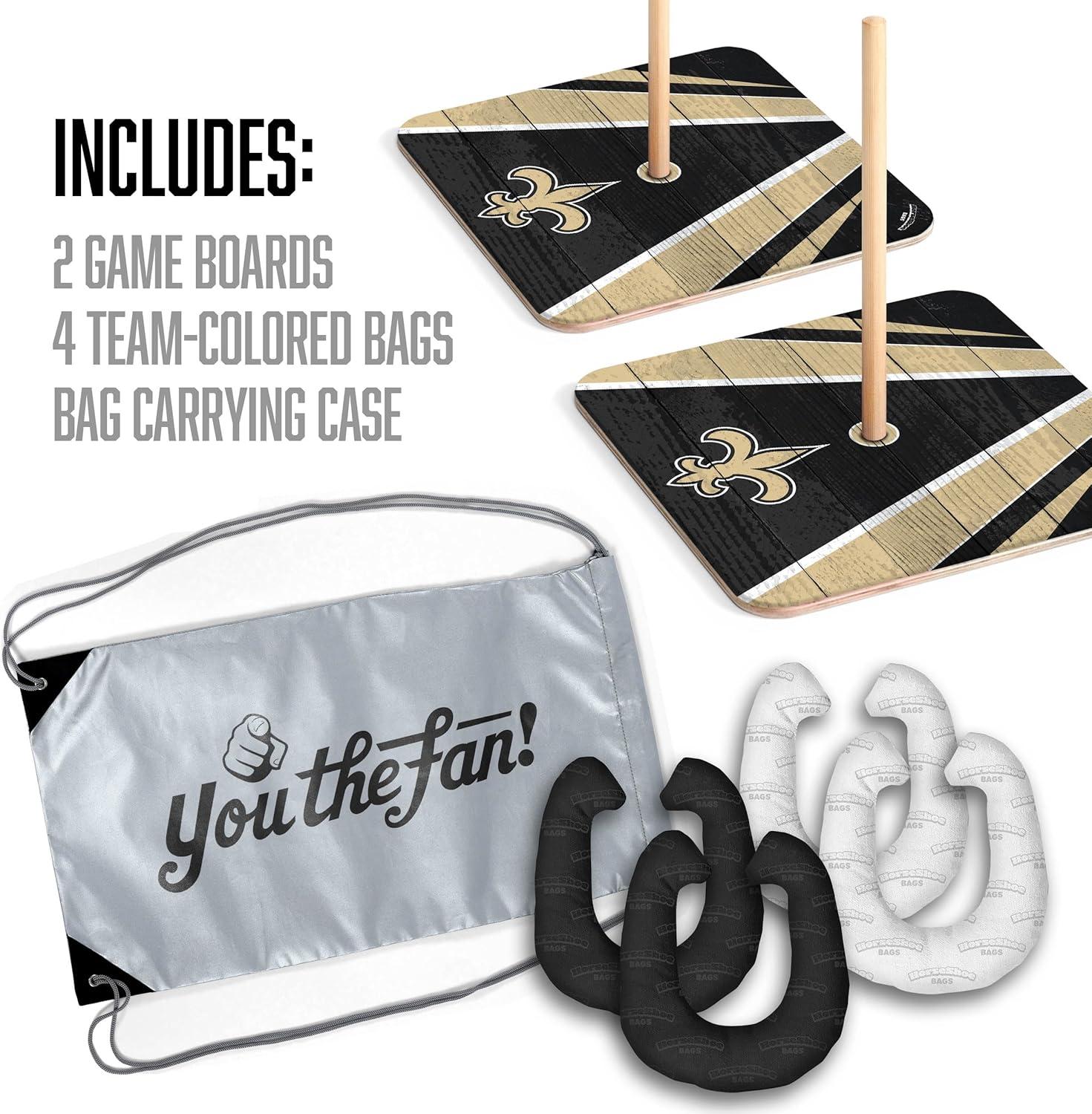 image:imageYouTheFan NFL Horseshoe Bags GameNew Orleans Saints