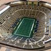NCAA Notre Dame Fighting Irish 25-Layer StadiumViews Lighted End Table