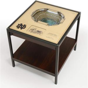 NCAA Notre Dame Fighting Irish 25-Layer StadiumViews Lighted End Table