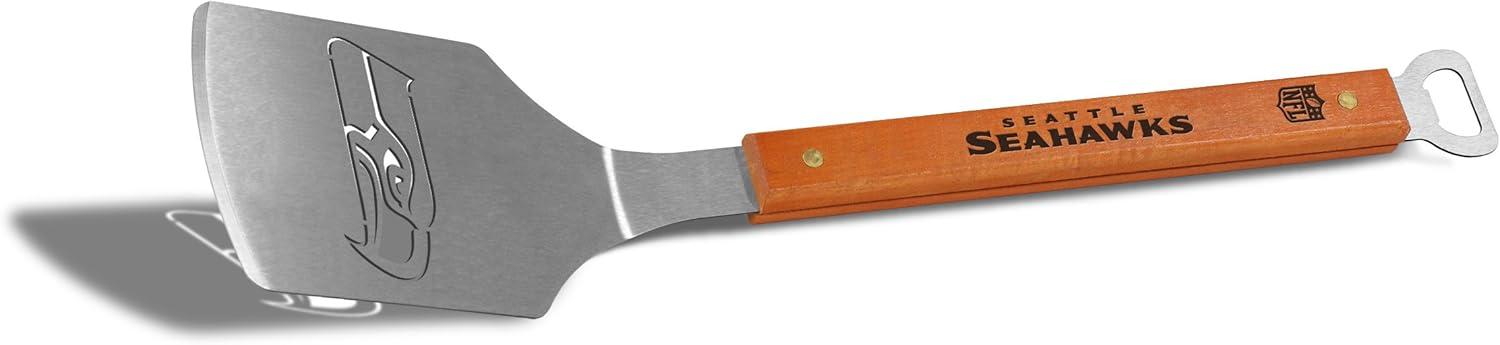 image:imageYouTheFan NFL Classic Series Sportula Stainless Steel Grilling SpatulaSeattle Seahawks