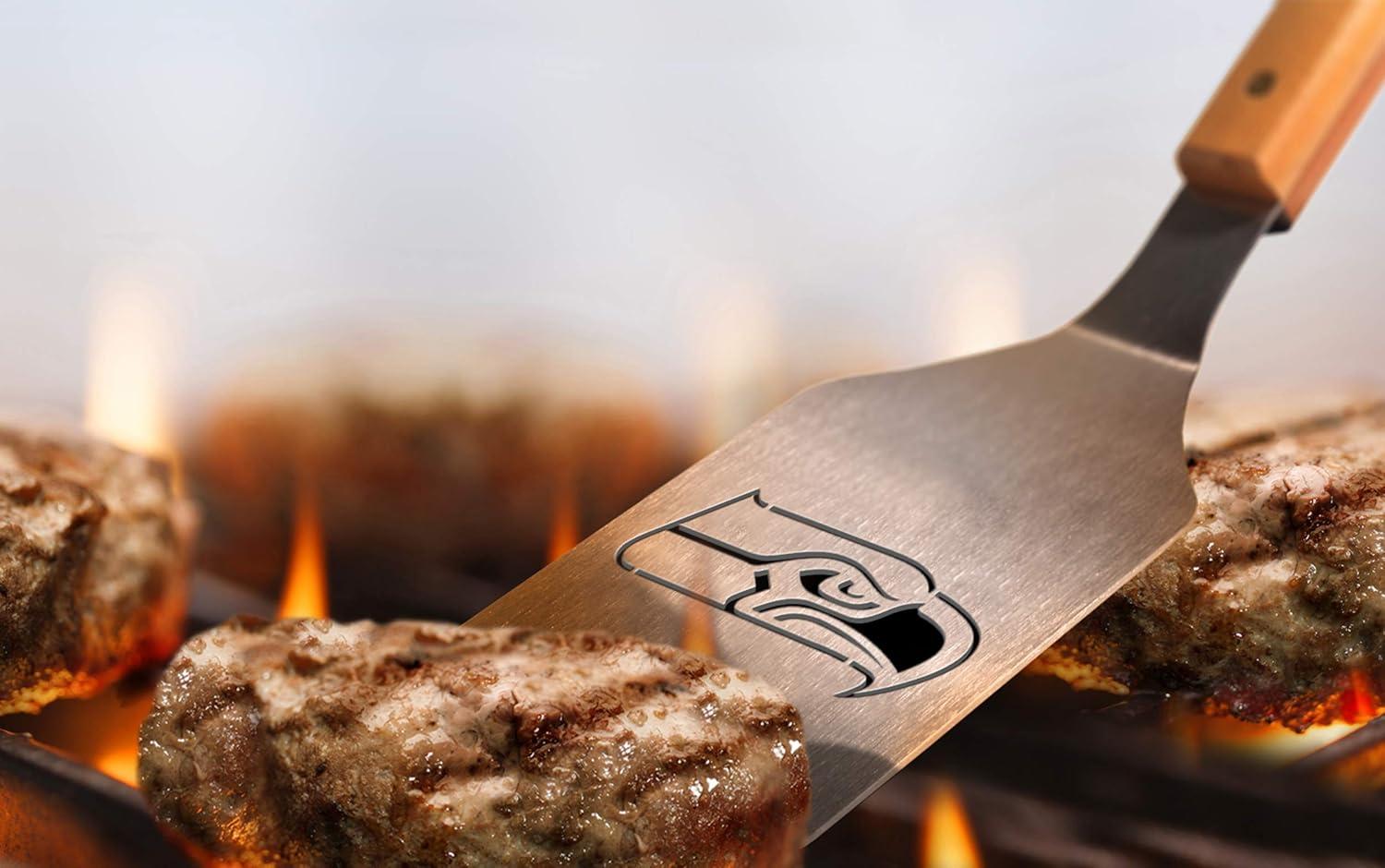 image:imageYouTheFan NFL Classic Series Sportula Stainless Steel Grilling SpatulaSeattle Seahawks