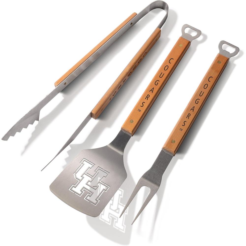 image:imageYouTheFan NCAA Classic Series 3Piece BBQ SetHouston Cougars