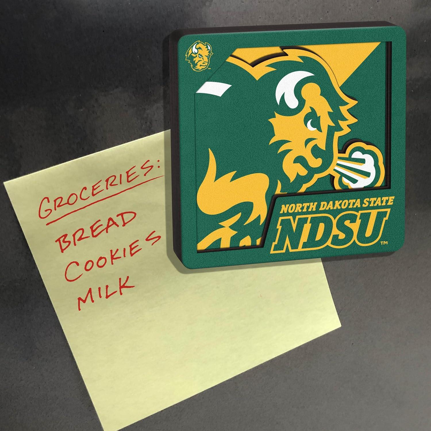 image:imageYouTheFan NCAA 3D Logo Series MagnetNorth Dakota State Bison