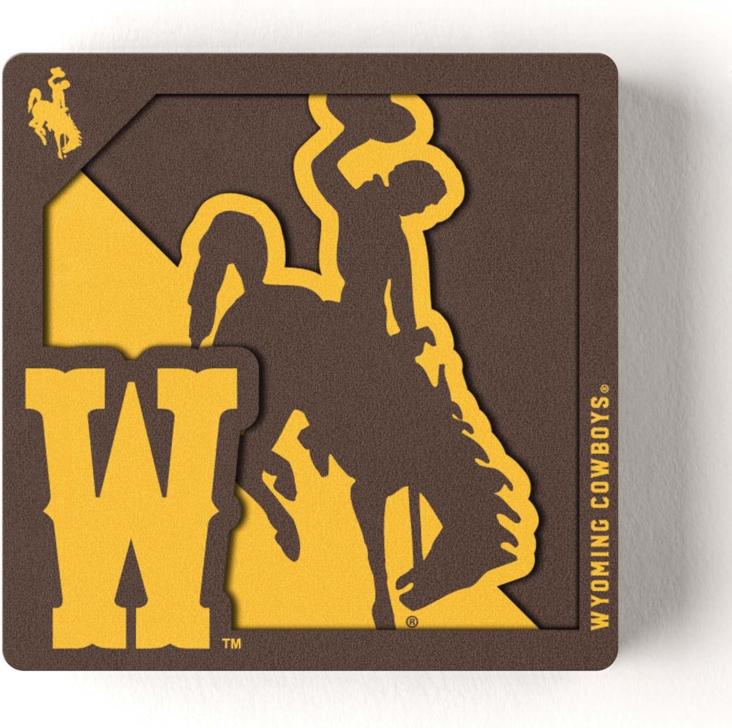 image:imageYouTheFan NCAA 3D Logo Series MagnetWyoming Cowboys