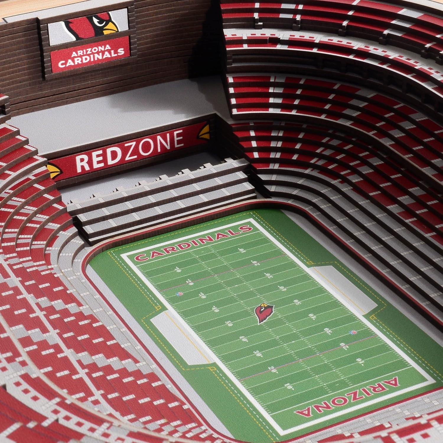 image:imageYouTheFan NFL 25Layer StadiumView Wall ArtArizona Cardinals