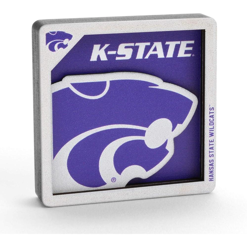 image:imageYouTheFan NCAA 3D Logo Series MagnetKansas State Wildcats