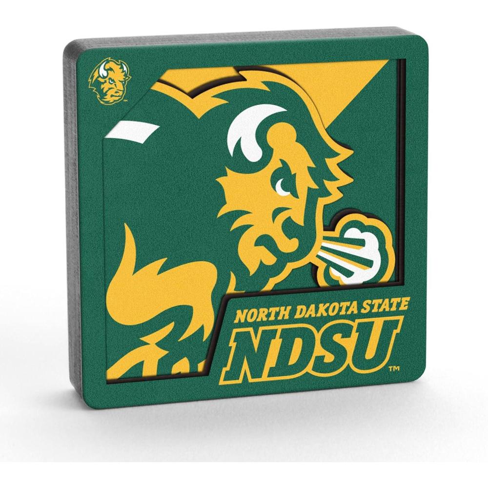 image:imageYouTheFan NCAA 3D Logo Series MagnetNorth Dakota State Bison