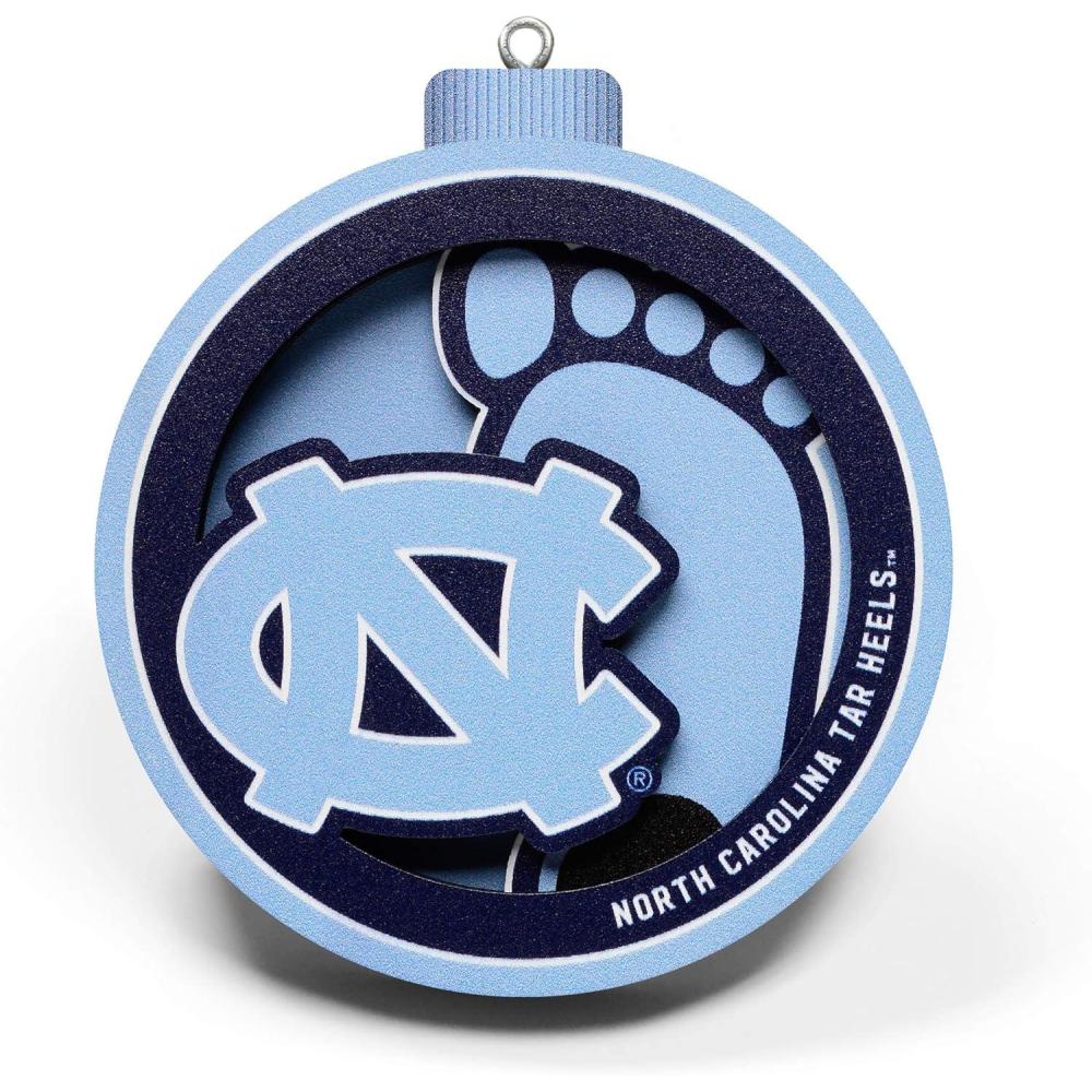 image:imageYouTheFan NCAA 3D Logo Series OrnamentNorth Carolina Tar Heels