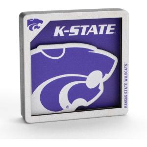 YouTheFan NCAA 3D Logo Series Magnet(Kansas State Wildcats)