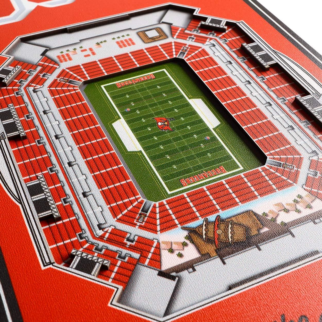 image:imageYouTheFan NFL 3D Stadium Banner 8 x 32 InchesTampa Bay Buccaneers