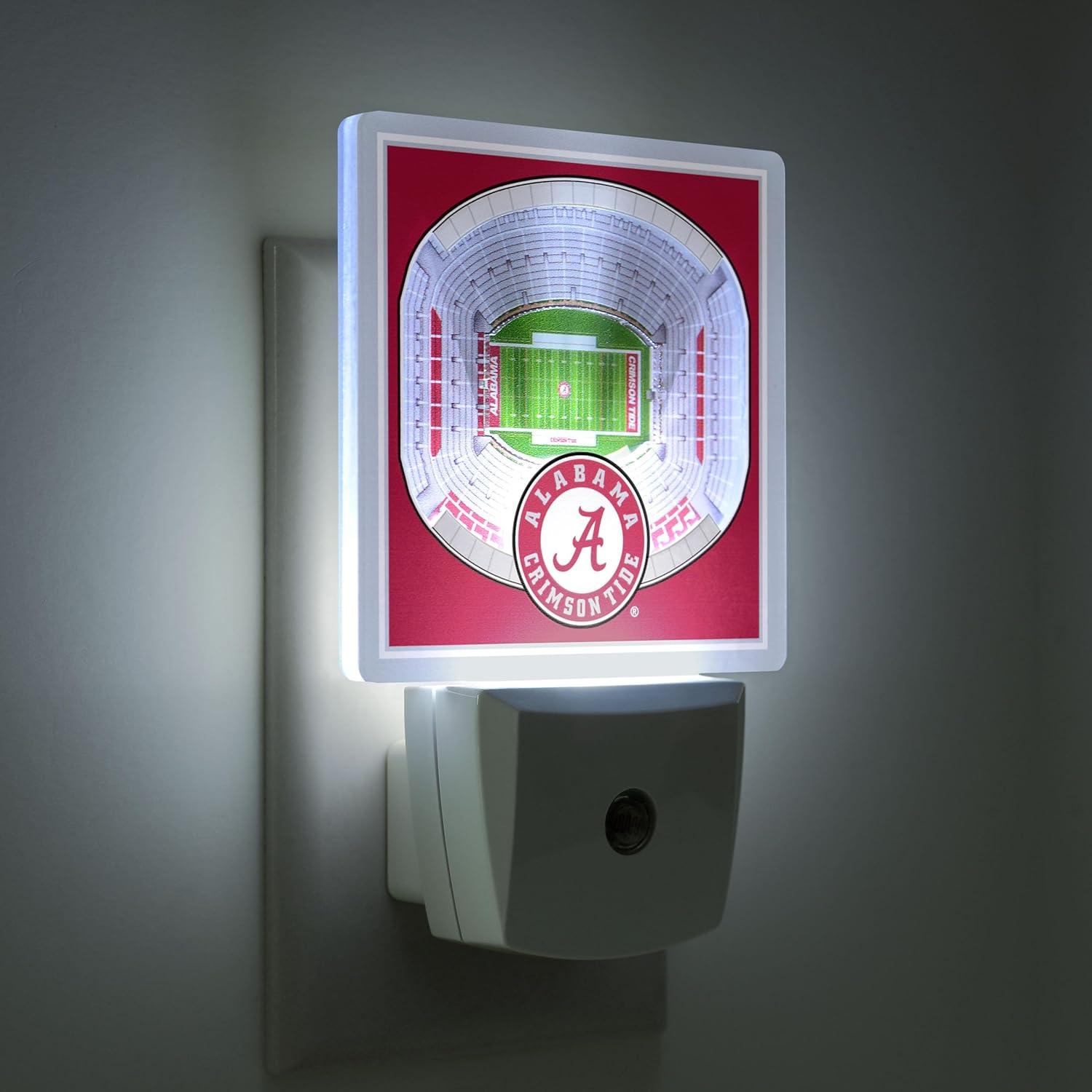 image:imageYouTheFan NCAA Florida State Seminoles StadiumView Nite LightAlabama Crimson Tide