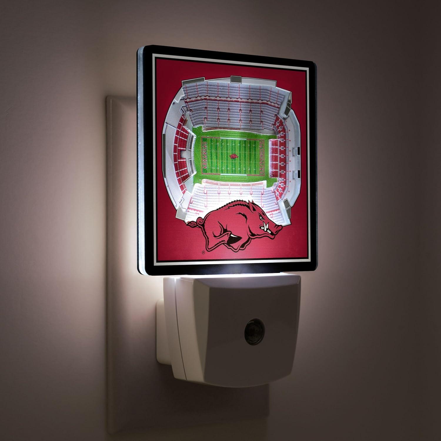 image:imageYouTheFan NCAA Florida State Seminoles StadiumView Nite LightArkansas Razorbacks