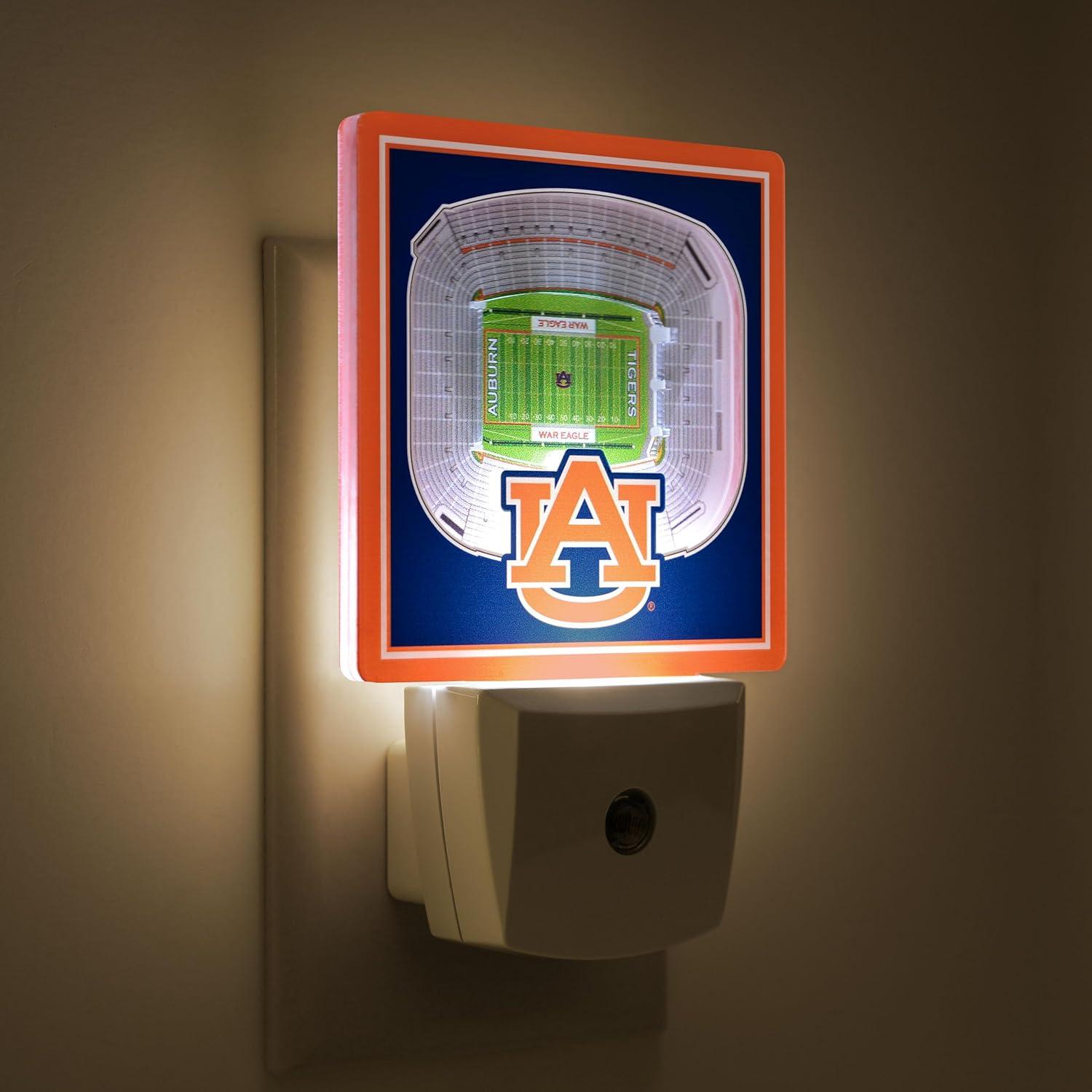 image:imageYouTheFan NCAA Florida State Seminoles StadiumView Nite LightAuburn Tigers