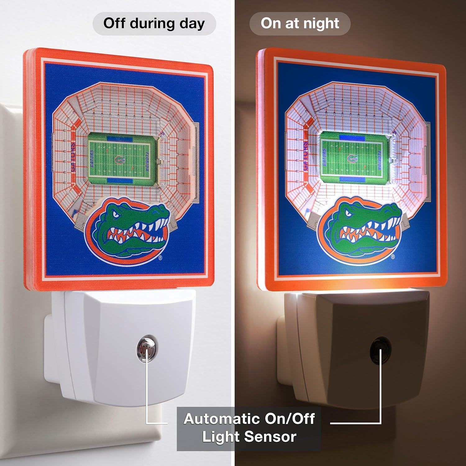 image:imageYouTheFan NCAA Florida State Seminoles StadiumView Nite LightFlorida Gators