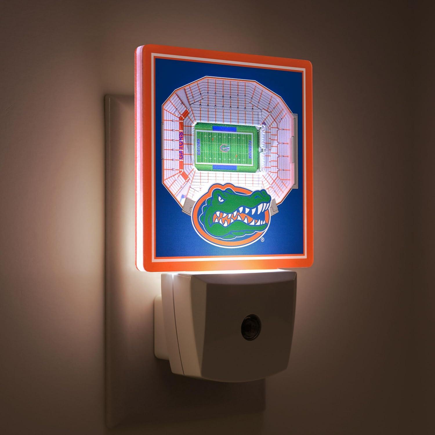 image:imageYouTheFan NCAA Florida State Seminoles StadiumView Nite LightFlorida Gators