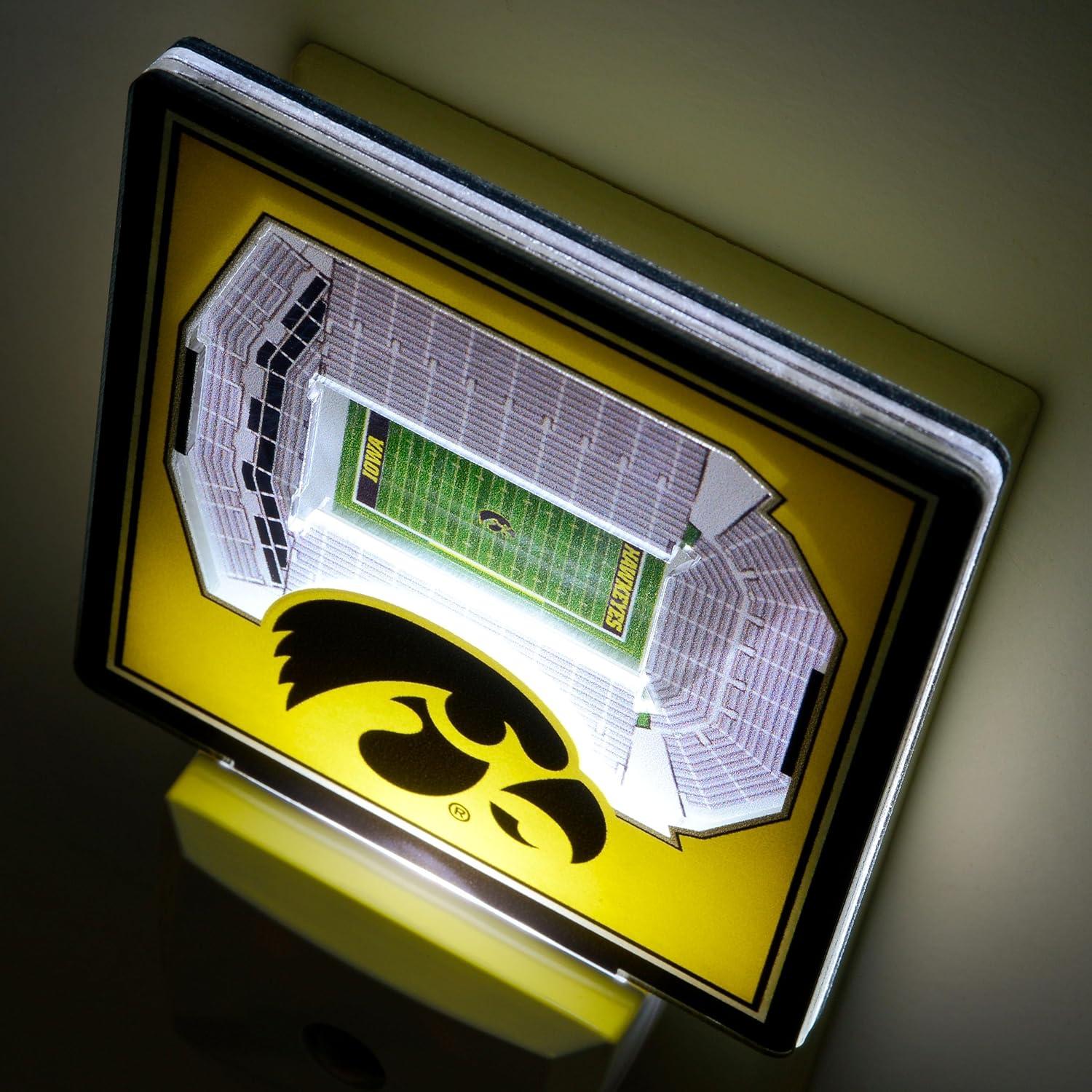 image:imageYouTheFan NCAA Florida State Seminoles StadiumView Nite LightIowa Hawkeyes