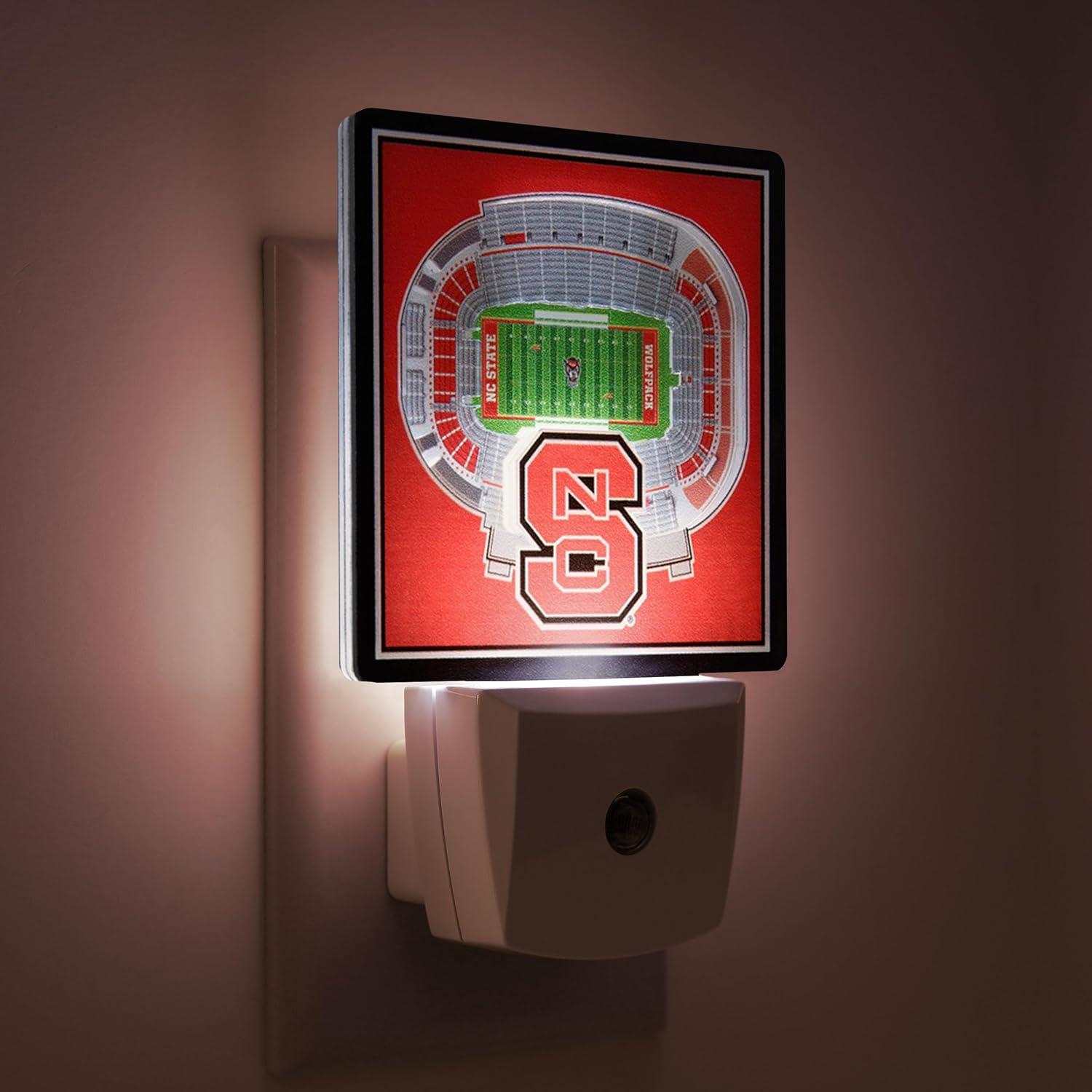 image:imageYouTheFan NCAA Florida State Seminoles StadiumView Nite LightNC State Wolfpack