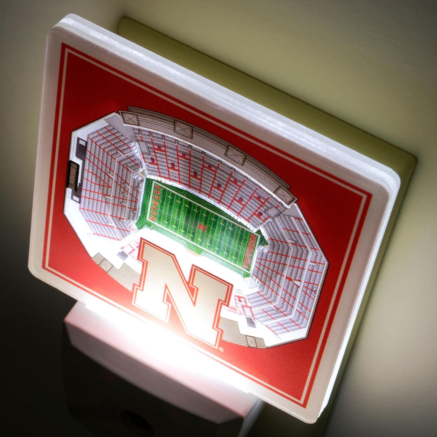 image:imageYouTheFan NCAA Florida State Seminoles StadiumView Nite LightNebraska Cornhuskers