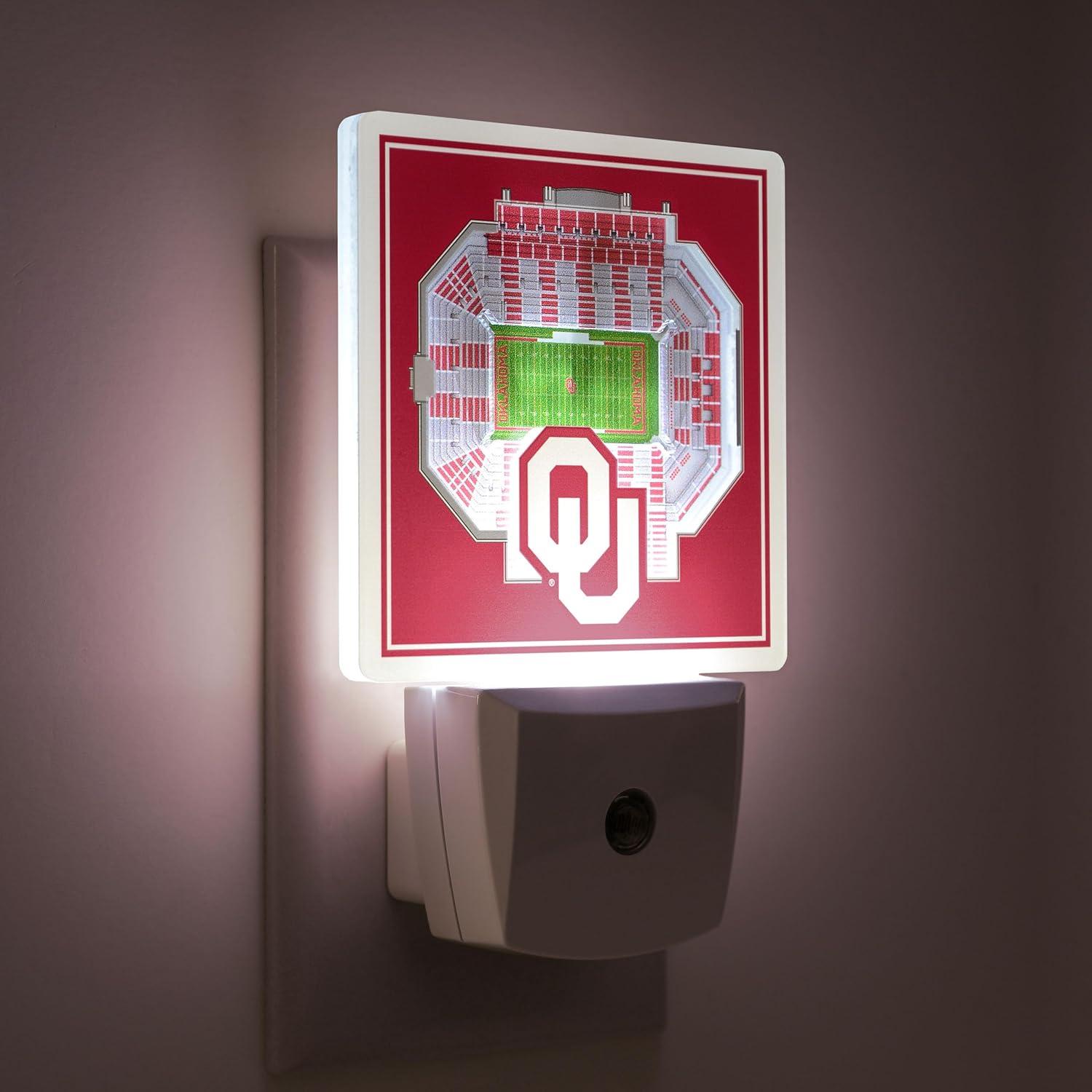 image:imageYouTheFan NCAA Florida State Seminoles StadiumView Nite LightOklahoma Sooners