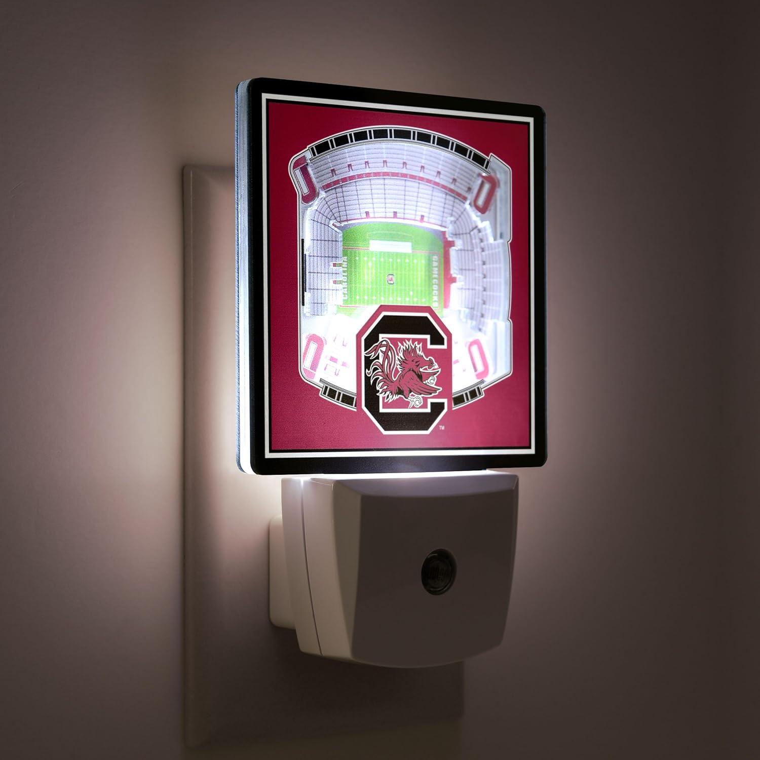 image:imageYouTheFan NCAA Florida State Seminoles StadiumView Nite LightSouth Carolina Gamecocks