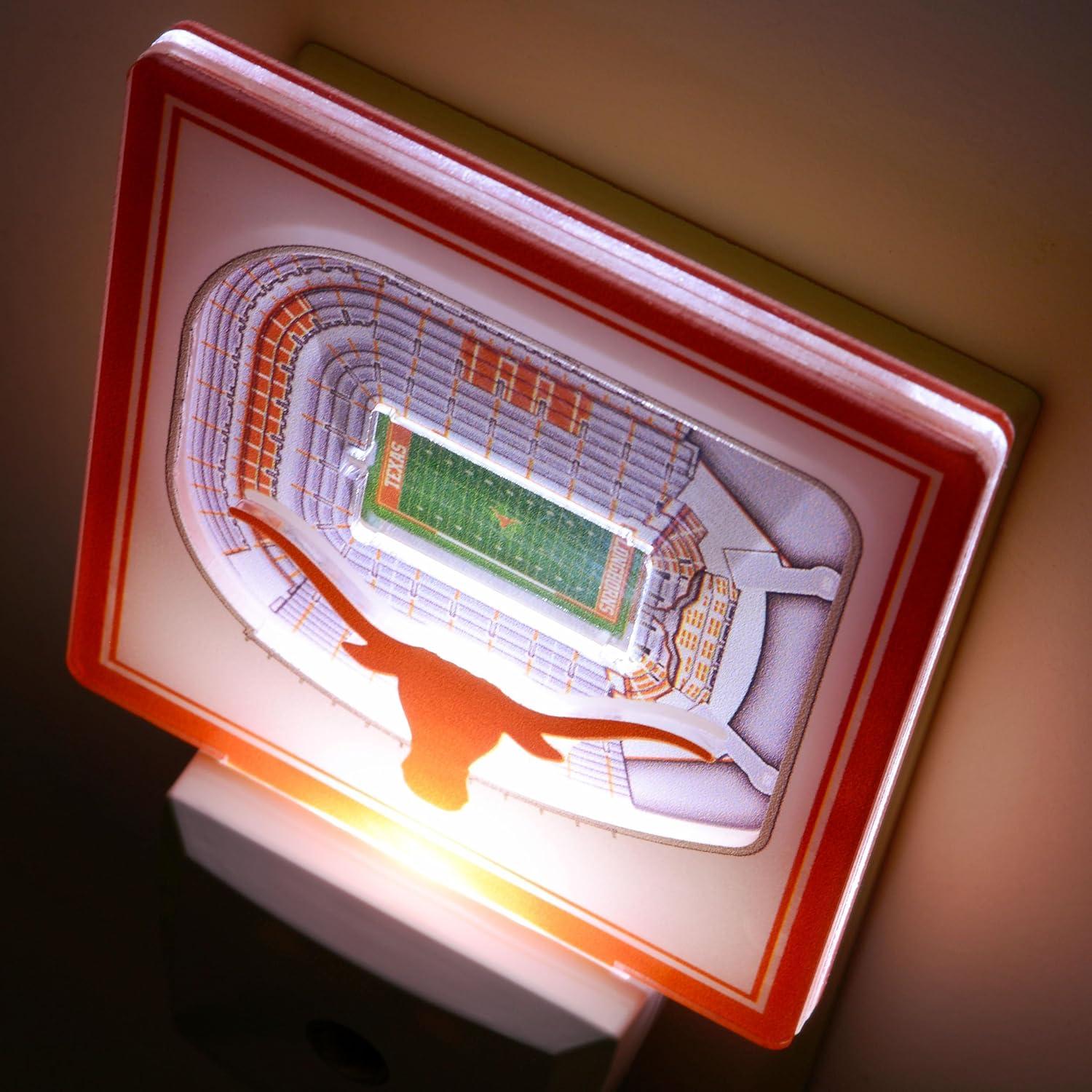 image:imageYouTheFan NCAA Florida State Seminoles StadiumView Nite LightTexas Longhorns