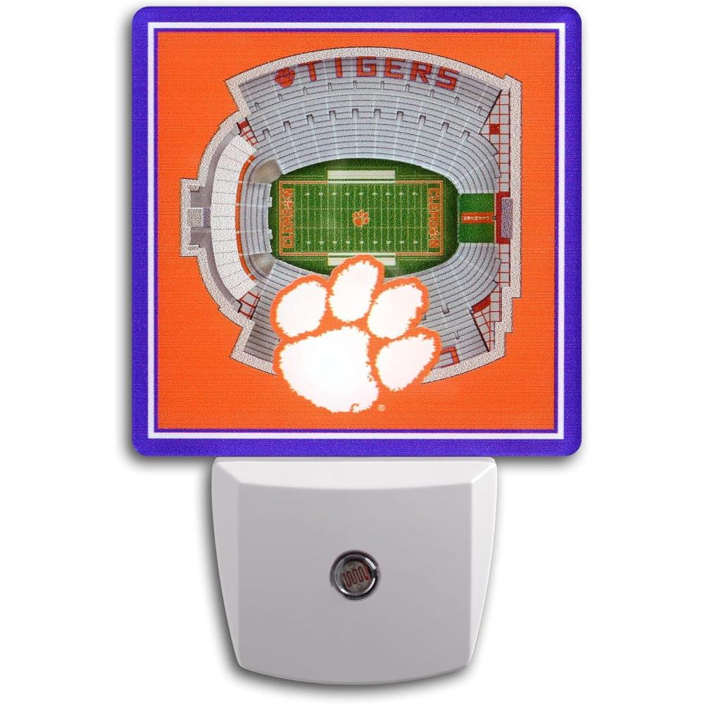 image:imageYouTheFan NCAA Florida State Seminoles StadiumView Nite LightClemson Tigers