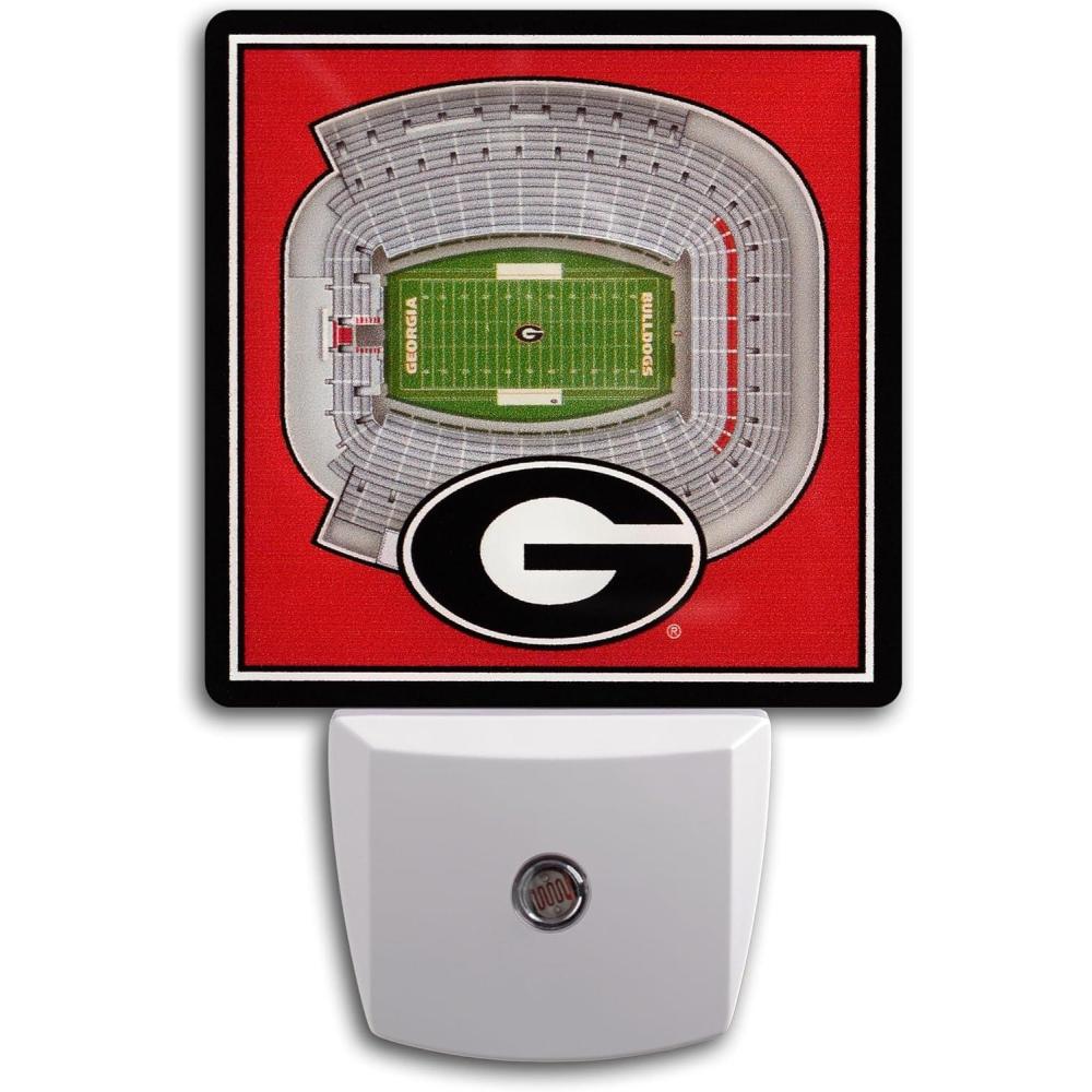 image:imageYouTheFan NCAA Florida State Seminoles StadiumView Nite LightGeorgia Bulldogs