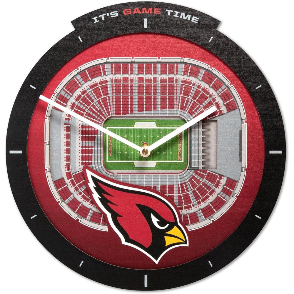 image:imageYouTheFan NFL Atlanta Falcons 3D StadiumView ClockArizona Cardinals