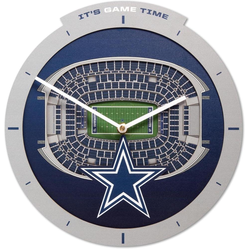 image:imageYouTheFan NFL Atlanta Falcons 3D StadiumView ClockDallas Cowboys