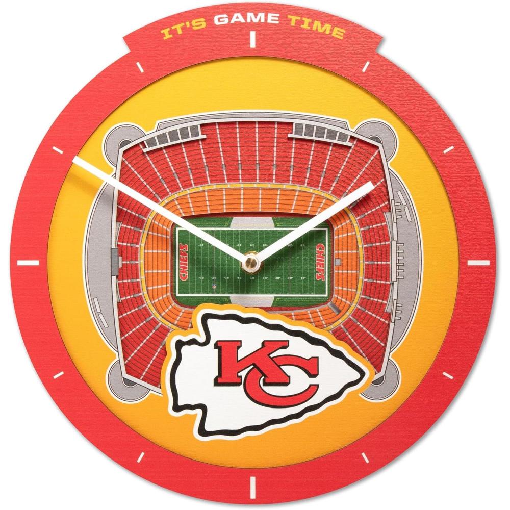 image:imageYouTheFan NFL Atlanta Falcons 3D StadiumView ClockKansas City Chiefs