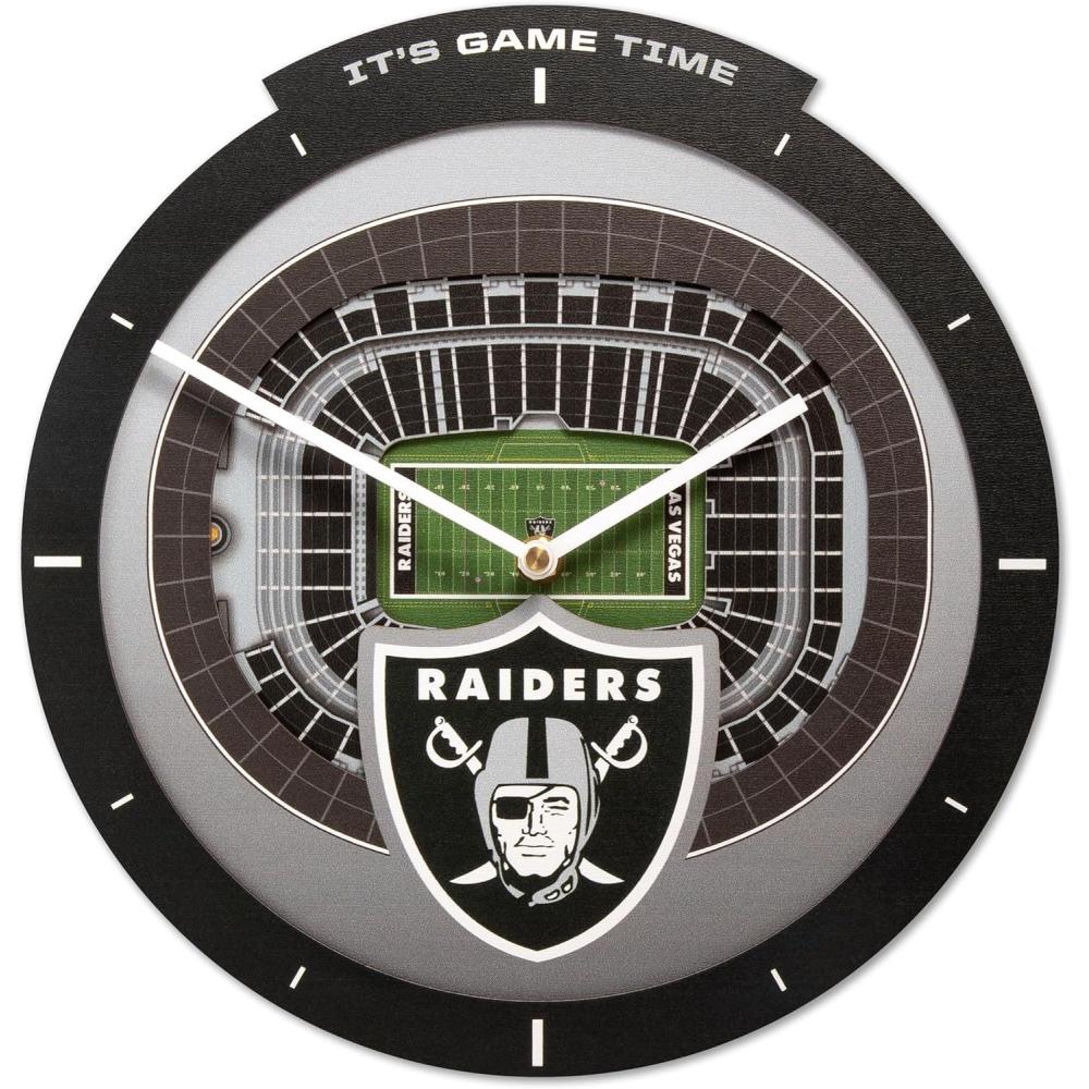 image:imageYouTheFan NFL Atlanta Falcons 3D StadiumView ClockLas Vegas Raiders