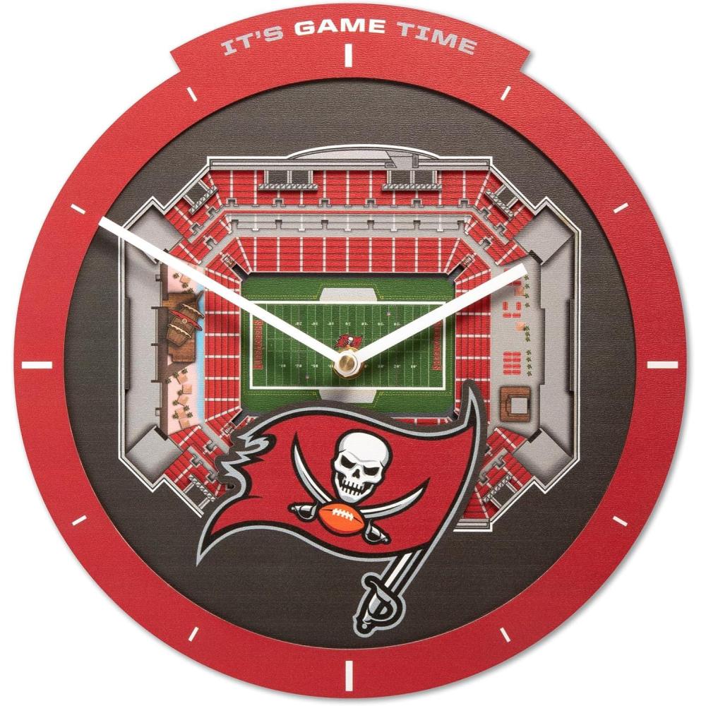 image:imageYouTheFan NFL Atlanta Falcons 3D StadiumView ClockTampa Bay Buccaneers