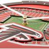 YouTheFan NFL Atlanta Falcons 3D StadiumView Clock(Atlanta Falcons)