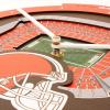 YouTheFan NFL Atlanta Falcons 3D StadiumView Clock(Cleveland Browns)