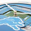YouTheFan NFL Atlanta Falcons 3D StadiumView Clock(Detroit Lions)