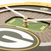 YouTheFan NFL Atlanta Falcons 3D StadiumView Clock(Green Bay Packers)