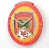 YouTheFan NFL Atlanta Falcons 3D StadiumView Clock(Kansas City Chiefs)