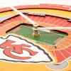 YouTheFan NFL Atlanta Falcons 3D StadiumView Clock(Kansas City Chiefs)