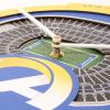 YouTheFan NFL Atlanta Falcons 3D StadiumView Clock(Los Angeles Rams)