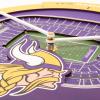 YouTheFan NFL Atlanta Falcons 3D StadiumView Clock(Minnesota Vikings)