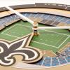 YouTheFan NFL Atlanta Falcons 3D StadiumView Clock(New Orleans Saints)