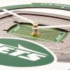 YouTheFan NFL Atlanta Falcons 3D StadiumView Clock(New York Jets)