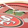 YouTheFan NFL Atlanta Falcons 3D StadiumView Clock(San Francisco 49ers)