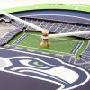 YouTheFan NFL Atlanta Falcons 3D StadiumView Clock(Seattle Seahawks)