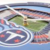 YouTheFan NFL Atlanta Falcons 3D StadiumView Clock(Tennessee Titans)
