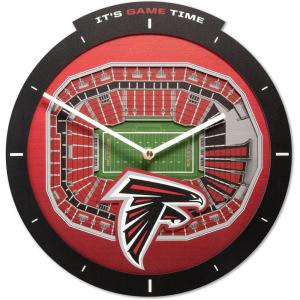 YouTheFan NFL Atlanta Falcons 3D StadiumView Clock(Atlanta Falcons)
